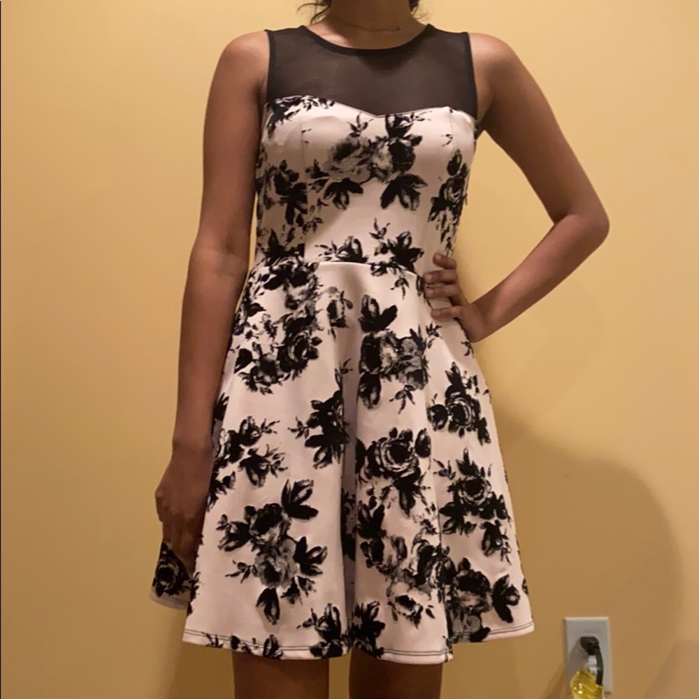 Baby Pink Floral Dress
